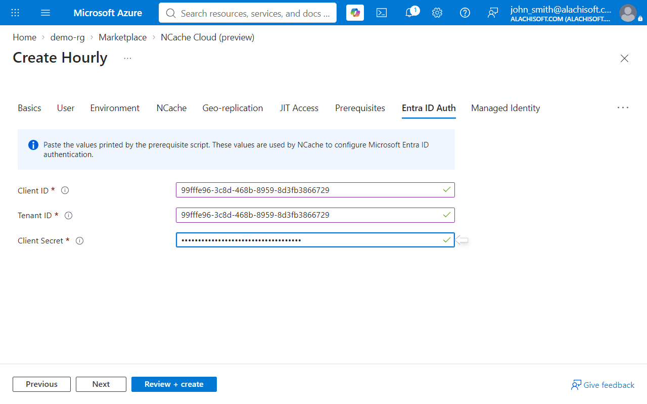 Entra ID Auth